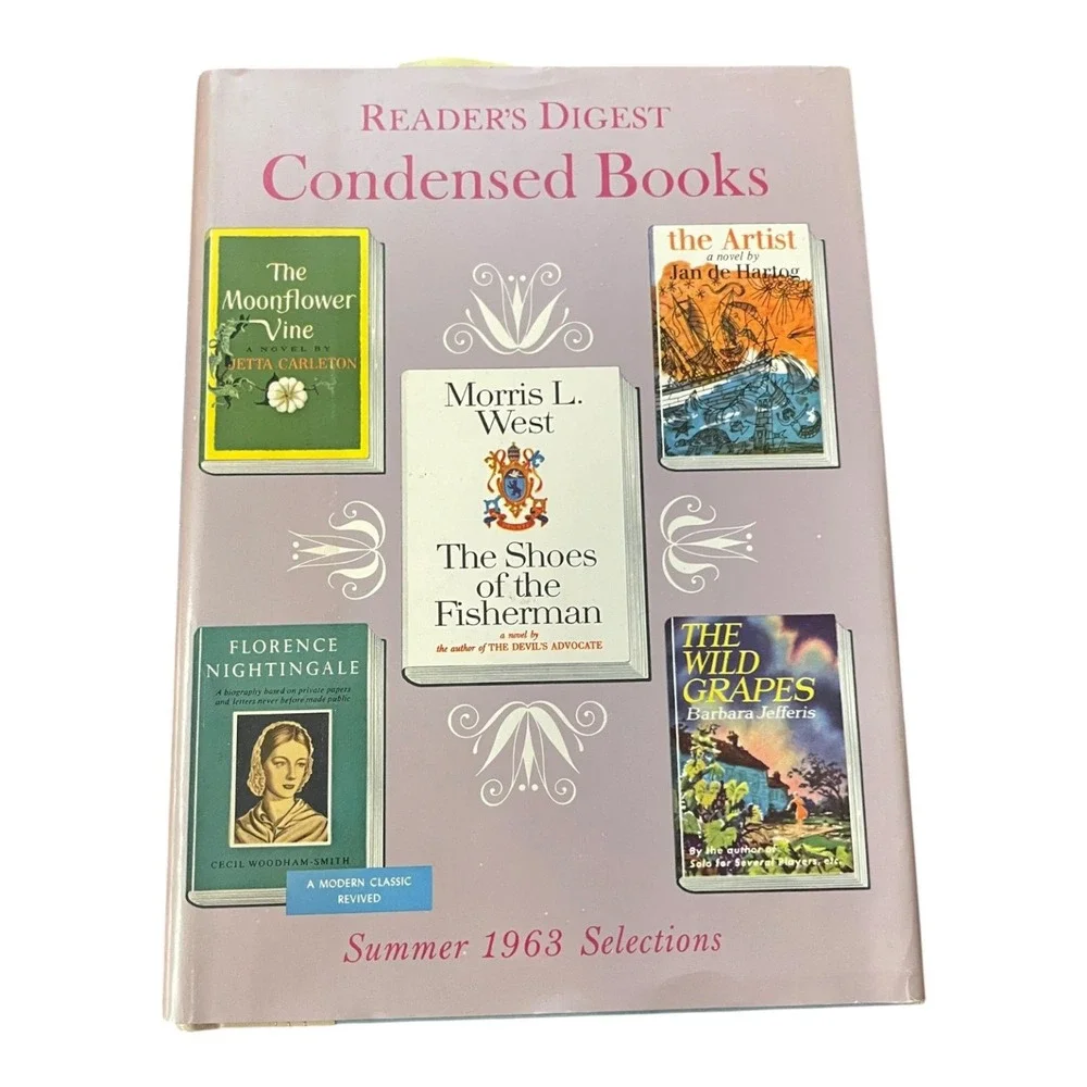 Reader's Digest Condensed Books Summer 1963 Selections Vintage Hardcover